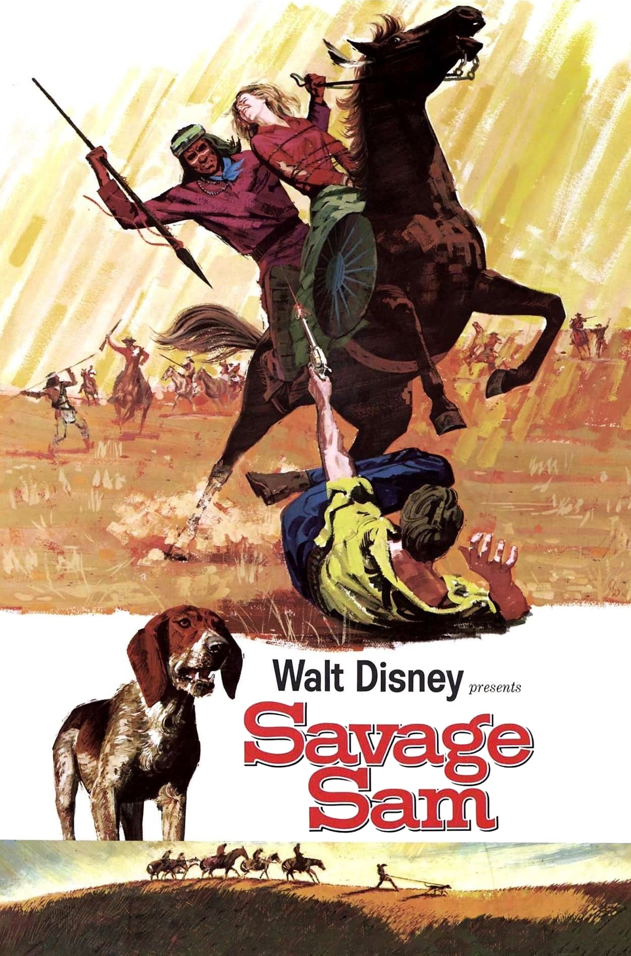 Savage Sam Movie Poster 1963 