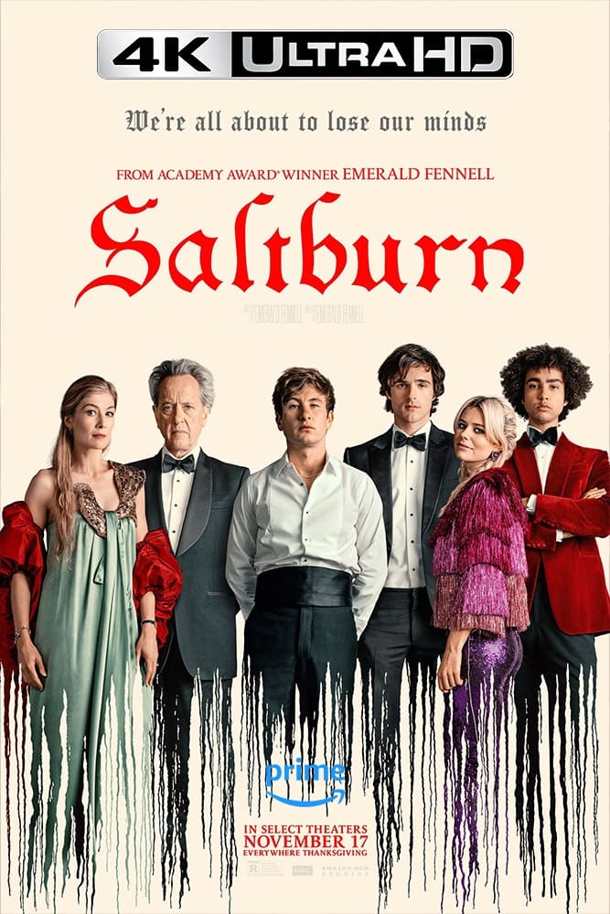 Struggling to find his place at Oxford University, student Oliver Quick finds himself drawn into the world of the charming and aristocratic Felix Catton, who invites him to Saltburn, his eccentric family's sprawling estate, for a summer never to be forgotten.