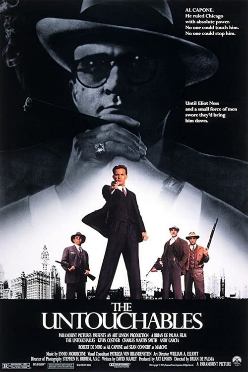 EN - The Untouchables, Al Capone (1987) DE NIRO, KEVIN COSTNER, BRIAN DE PALMA