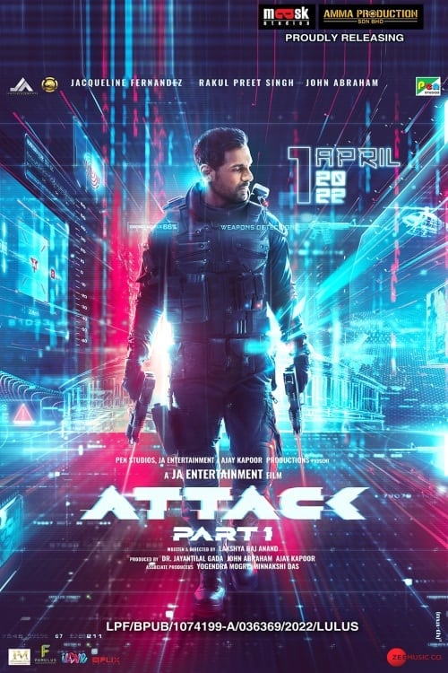 Attack Part 1 2022 Hindi 1080p HDRip x264 AAC 5.1 ESubs Full Bollywood Movie [2GB]