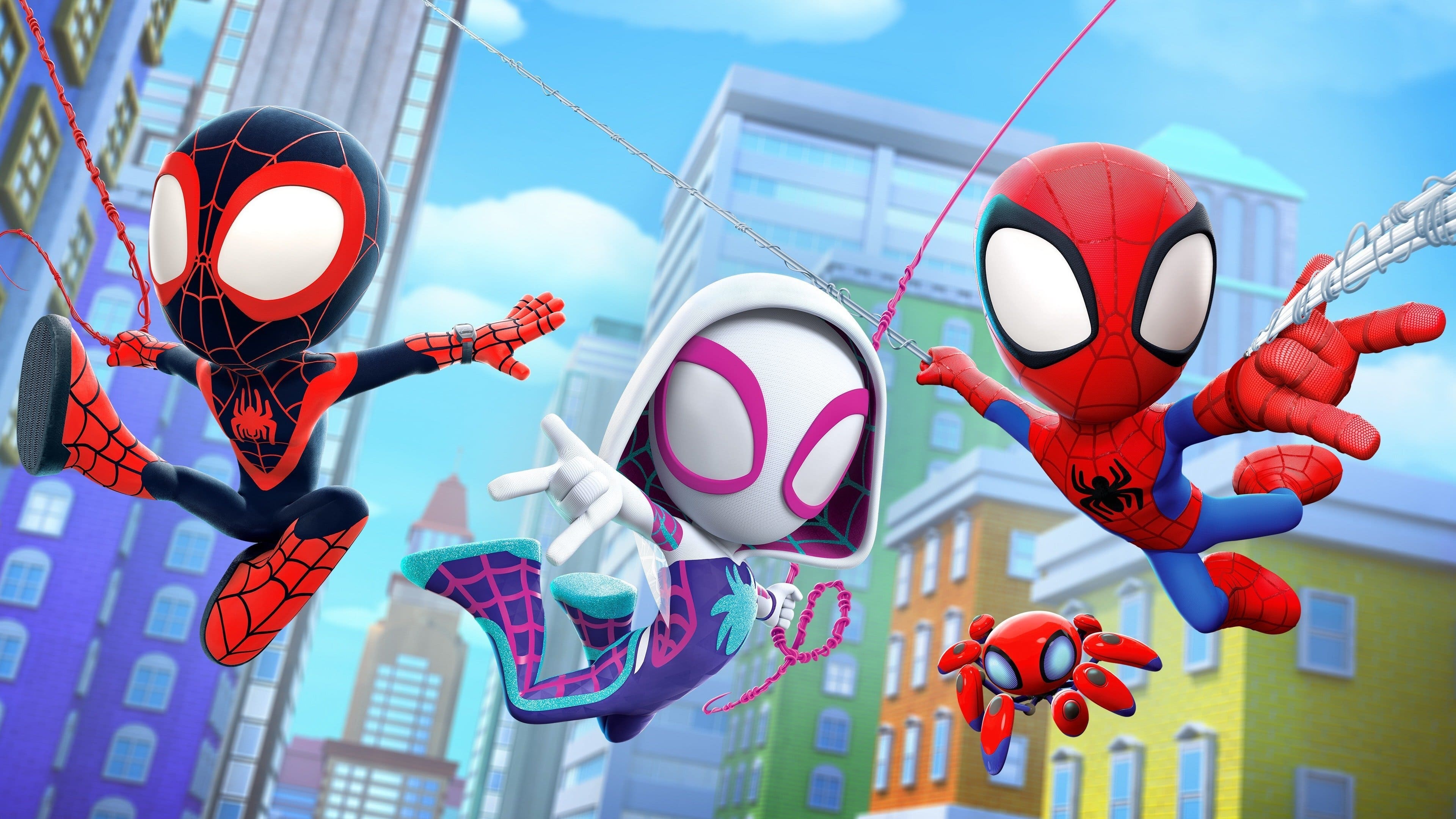 Marvels Spidey and His Amazing Friends SpiderMan Miles Morales and  Ghost Spider Save the Holidays in New Clip Exclusive
