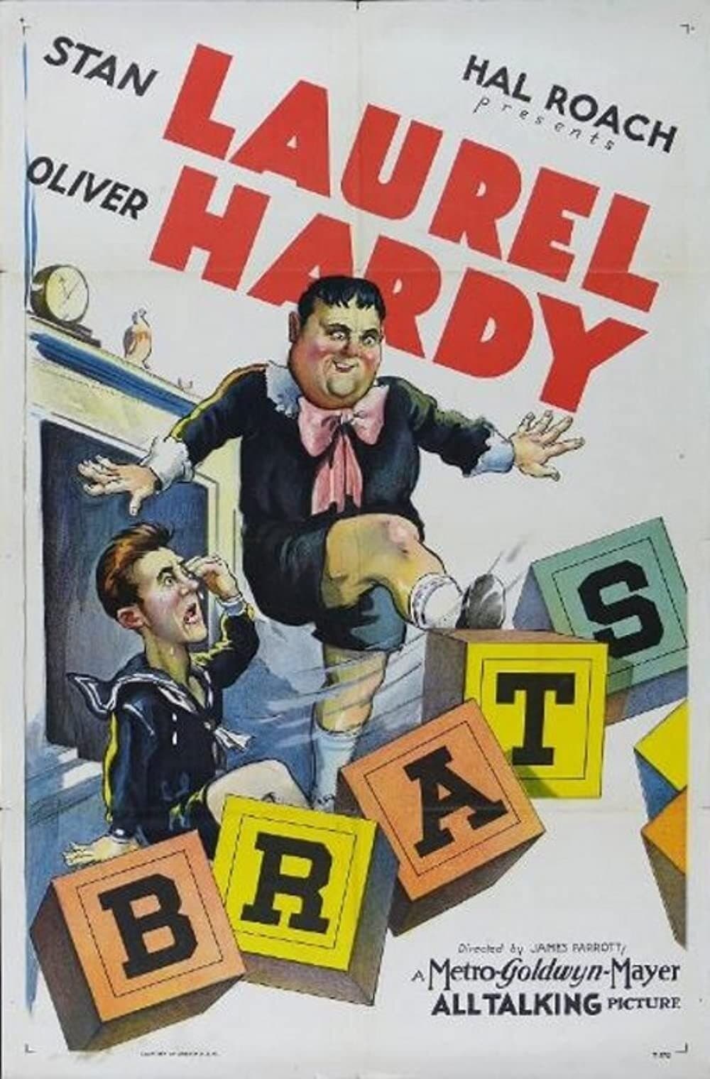 EN - Brats (1930) LAUREL AND HARDY