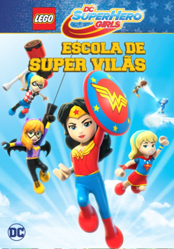 capa Lego DC Super Hero Girls - Escola de Super Vilãs