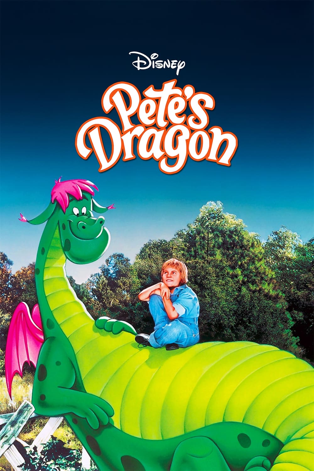 movie reissue 1984 PRINT POSTER FR 339724 Pete's Dragon 1977 