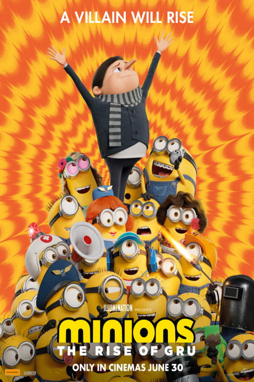 Minions: The Rise of Gru 2022 480p HDCAMRip Hollywood Movie [Hindi Cleaned] x264 AAC [250MB]