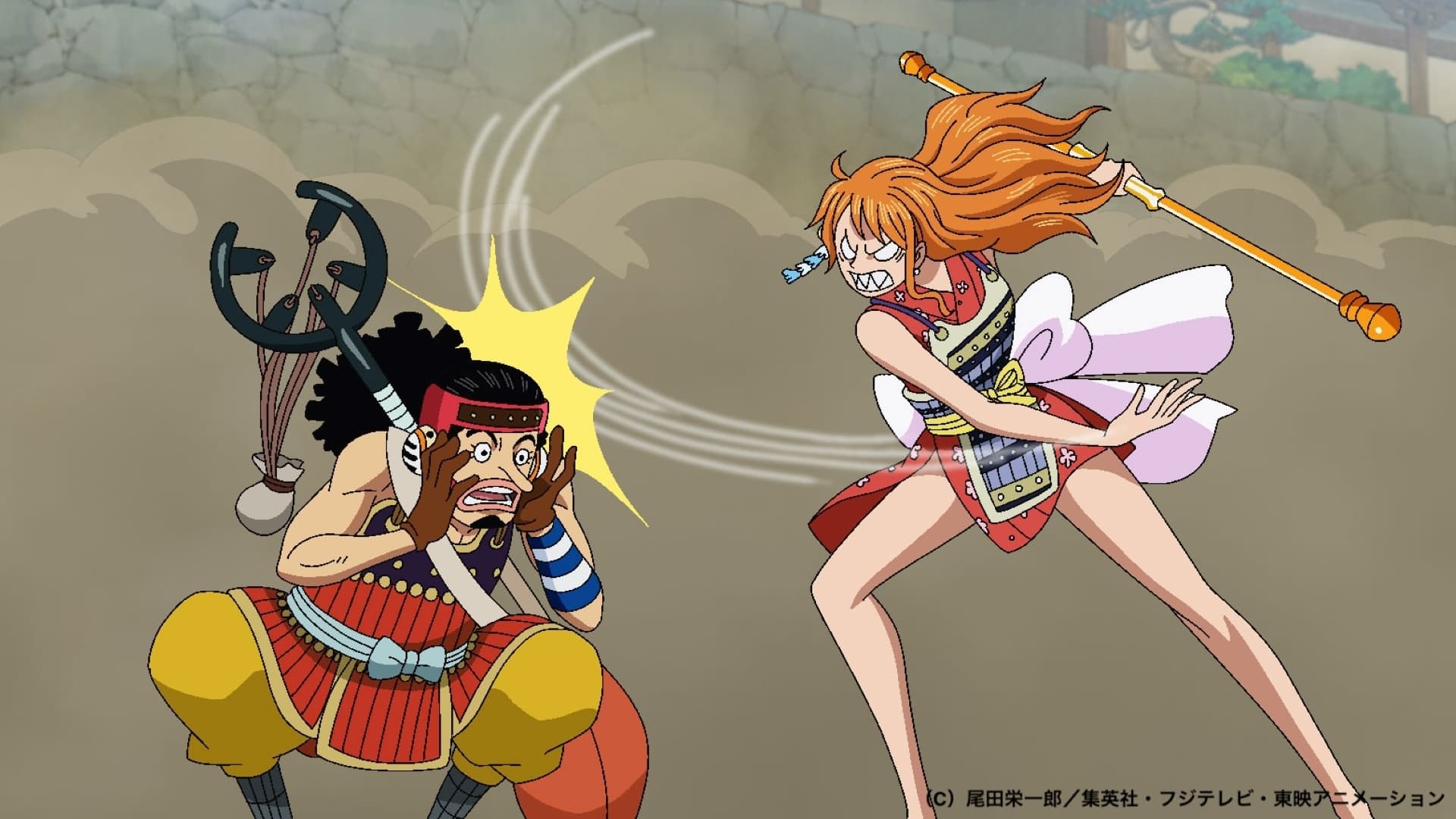 One Piece: Wano Country Arc - A New Rivalry! Nami and Ulti! (2021) -  (S21E1002) - Backdrops — The Movie Database (TMDB)