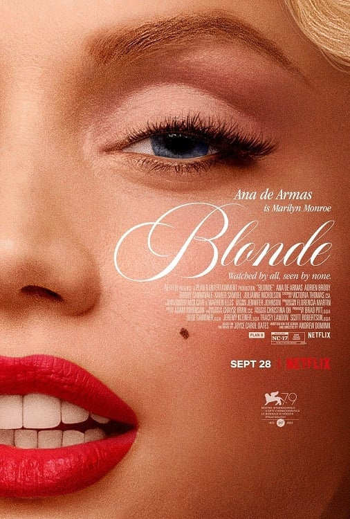 NF - Blonde (2022) Marilyn Monroe, TONY CURTIS UNCREDIT