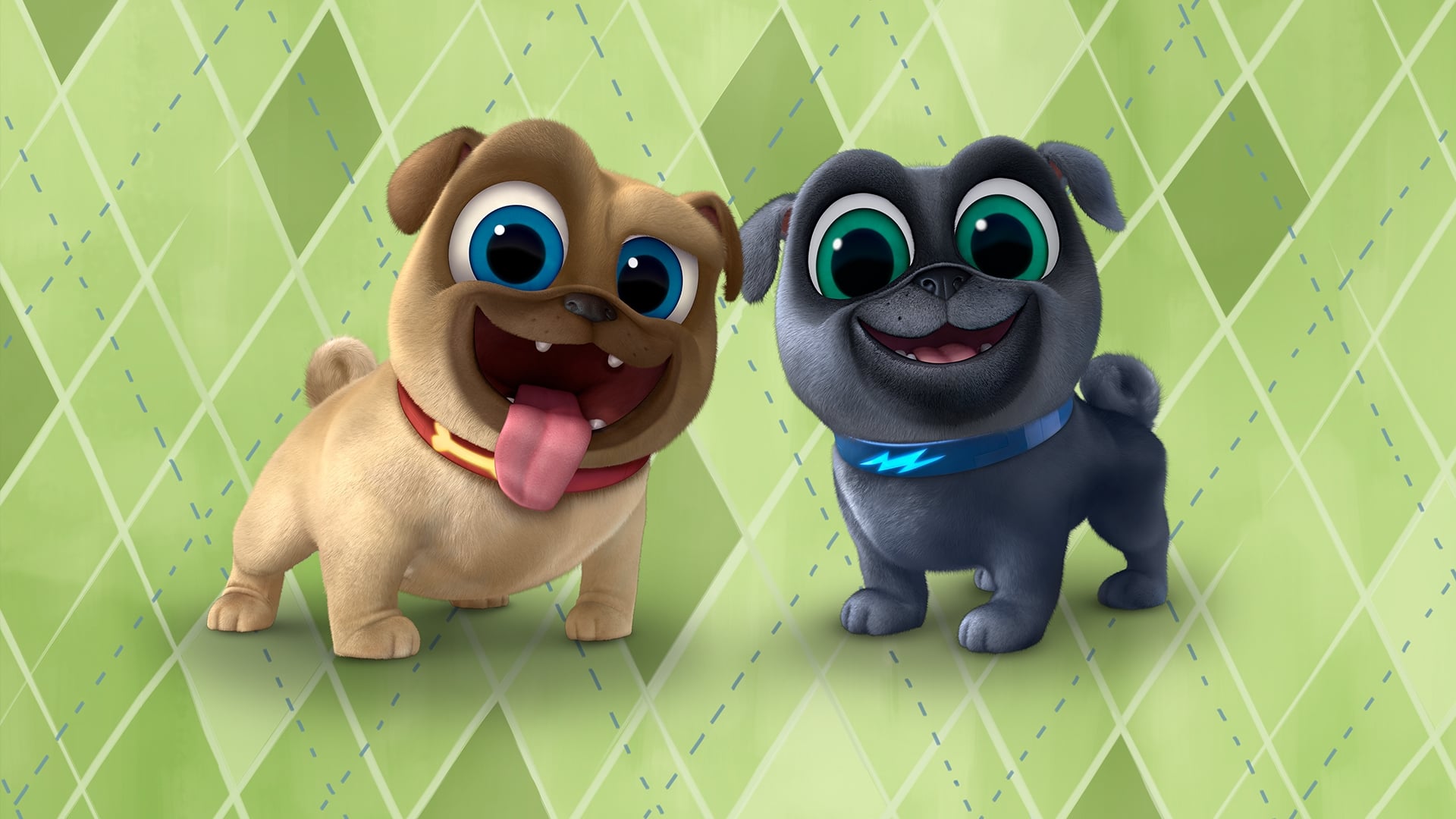 Puppy Dog Pals Colorful Backdrop Puppy Dogs Party Banner Etsy Dog - Riset