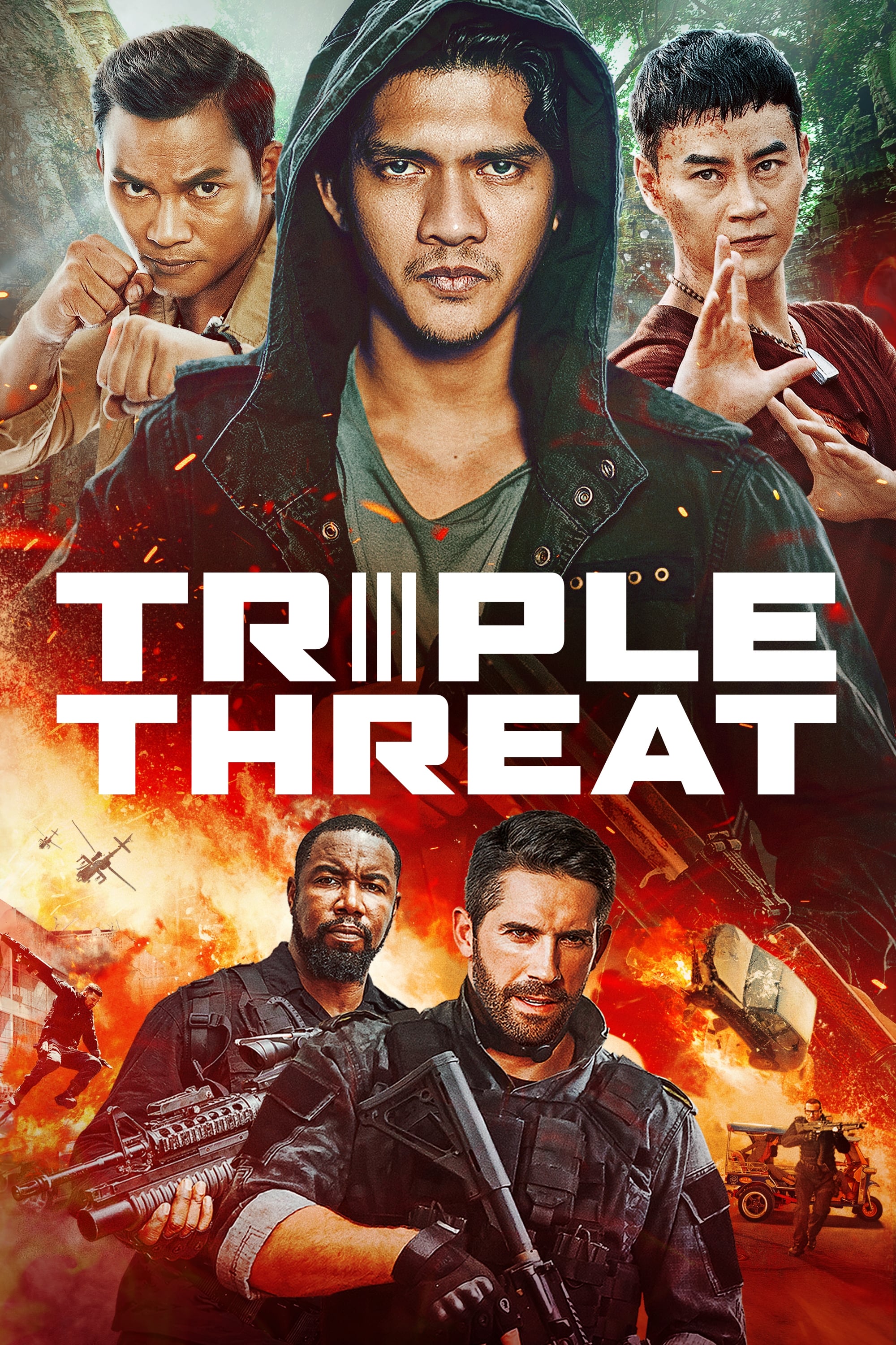 Triple Threat (2019) - Posters — The Movie Database (TMDB)