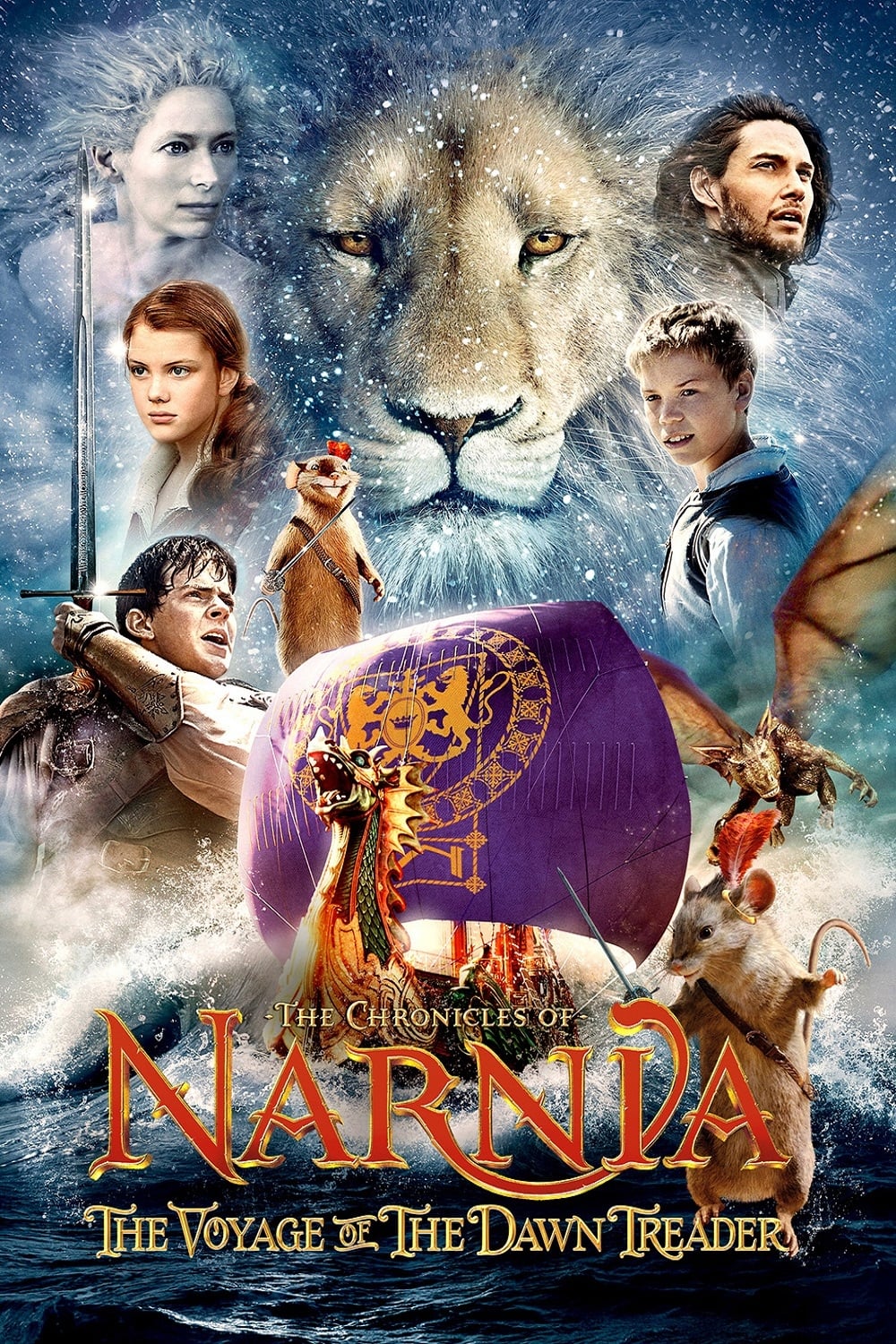 Download The Chronicles of Narnia: The Voyage of the Dawn Treader (2010) {Hindi-English} 480p [300MB] || 720p [1GB]