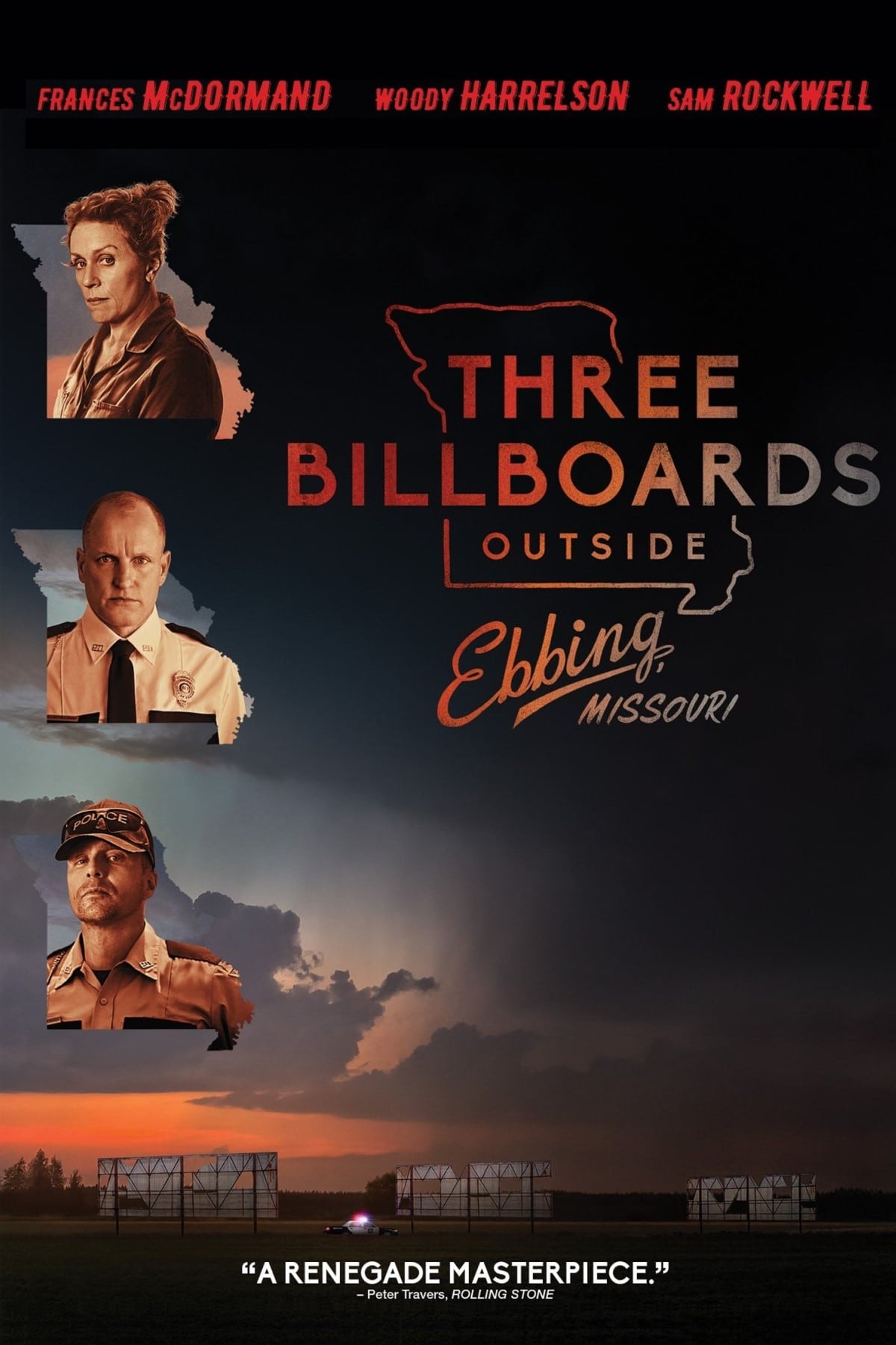Three Billboards Outside Ebbing, Missouri (2017) - Posters — The Movie - Three Billboards Outside Ebbing Missouri Stream
