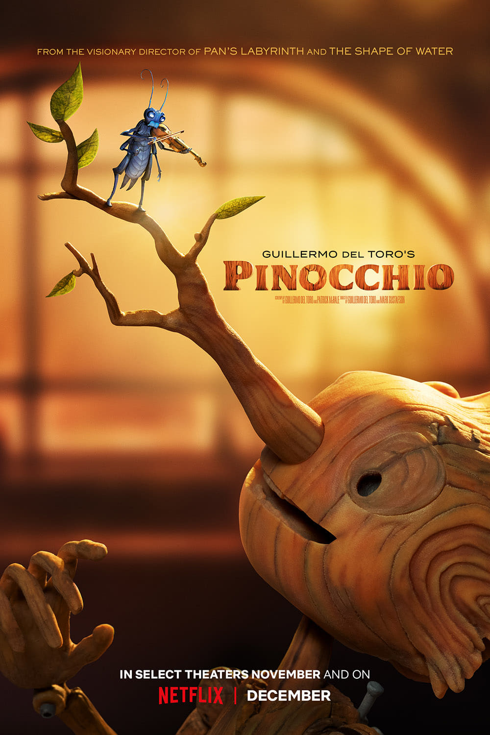 Pinocho de Guillermo del Toro (2022) NF WEB-DL 1080p Latino