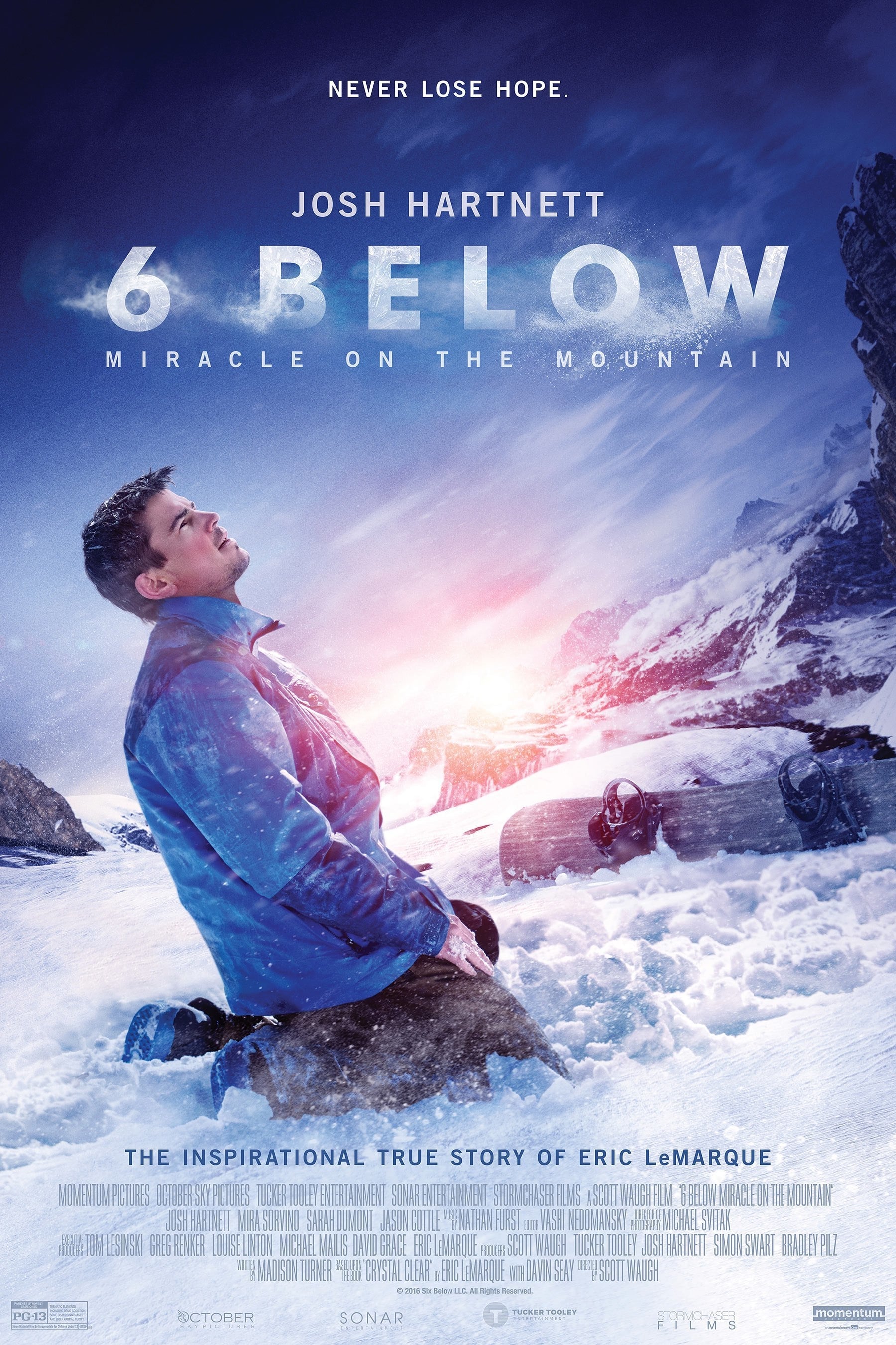 6 Below: Miracle on the Mountain (2017) - Posters — The Movie Database ...