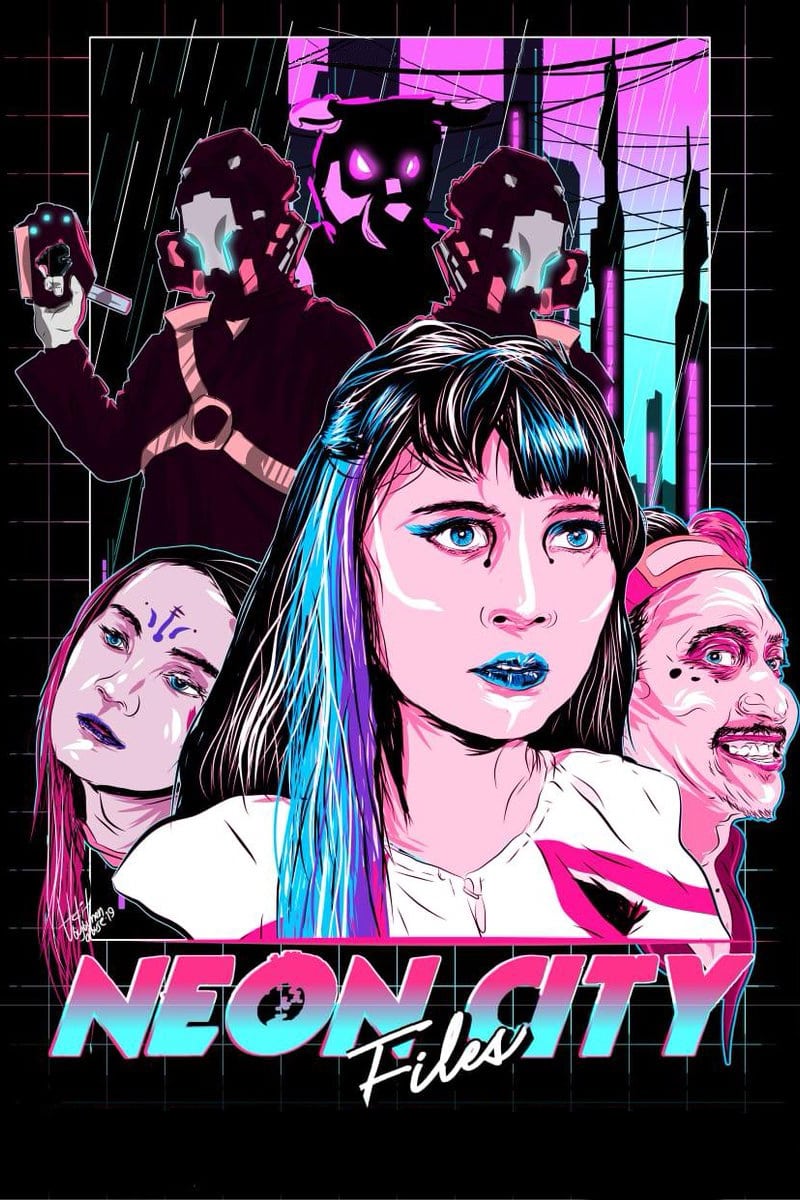 Neon City Files (2019) - Posters — The Movie Database (TMDb)
