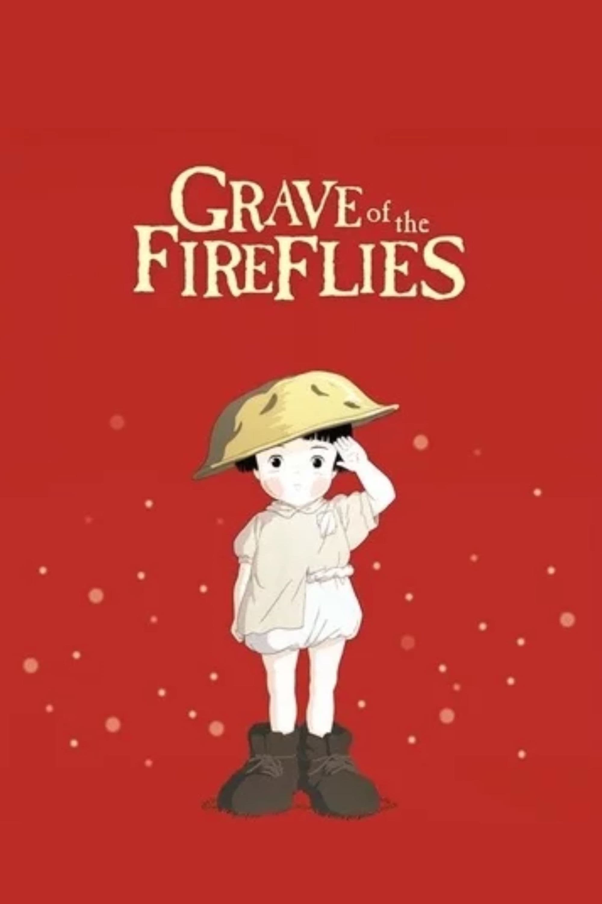 If you brighten the poster of Grave Of The Fireflies(1988), you