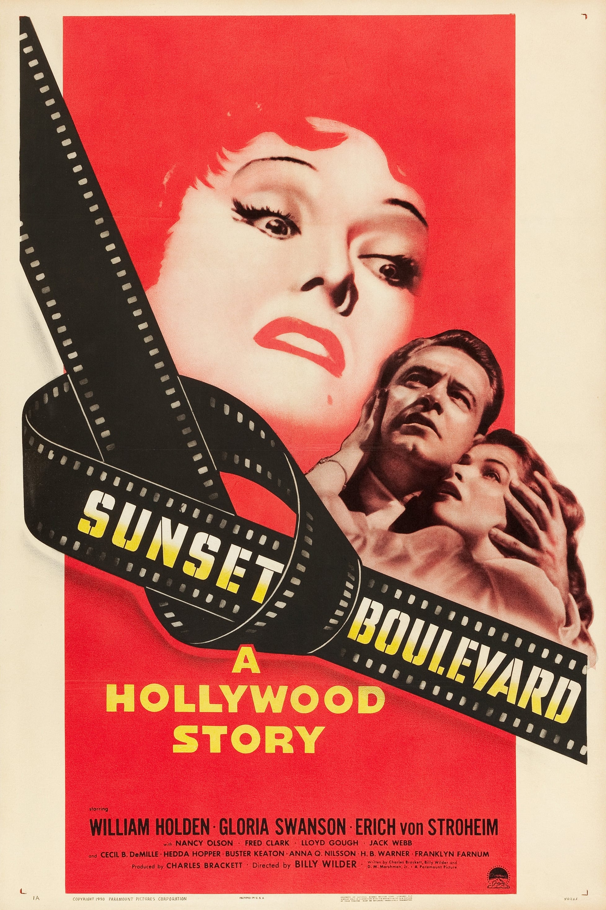 Film poster for the film Sunset Blvd