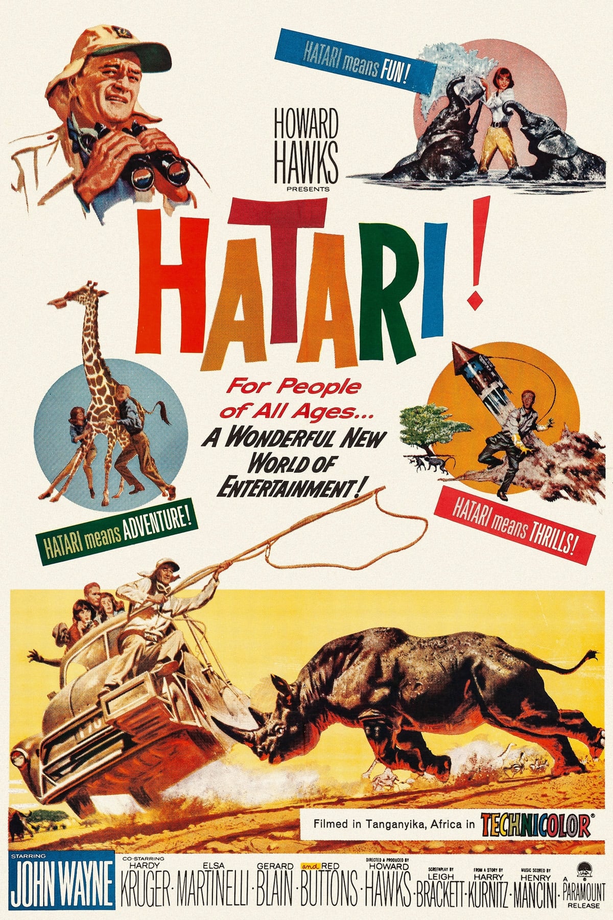 hatari 1962 posters movie database tmdb