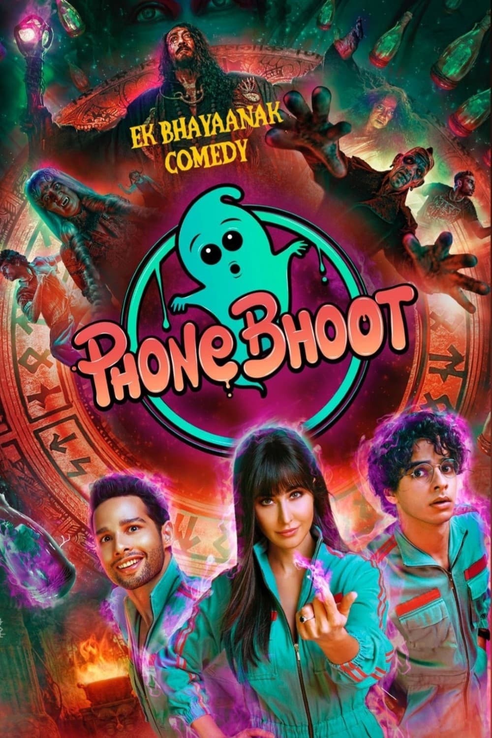 Phone Bhoot (2022) Hindi 720p HEVC HDRip x265 AAC ESubs Full Bollywood Movie [700MB]