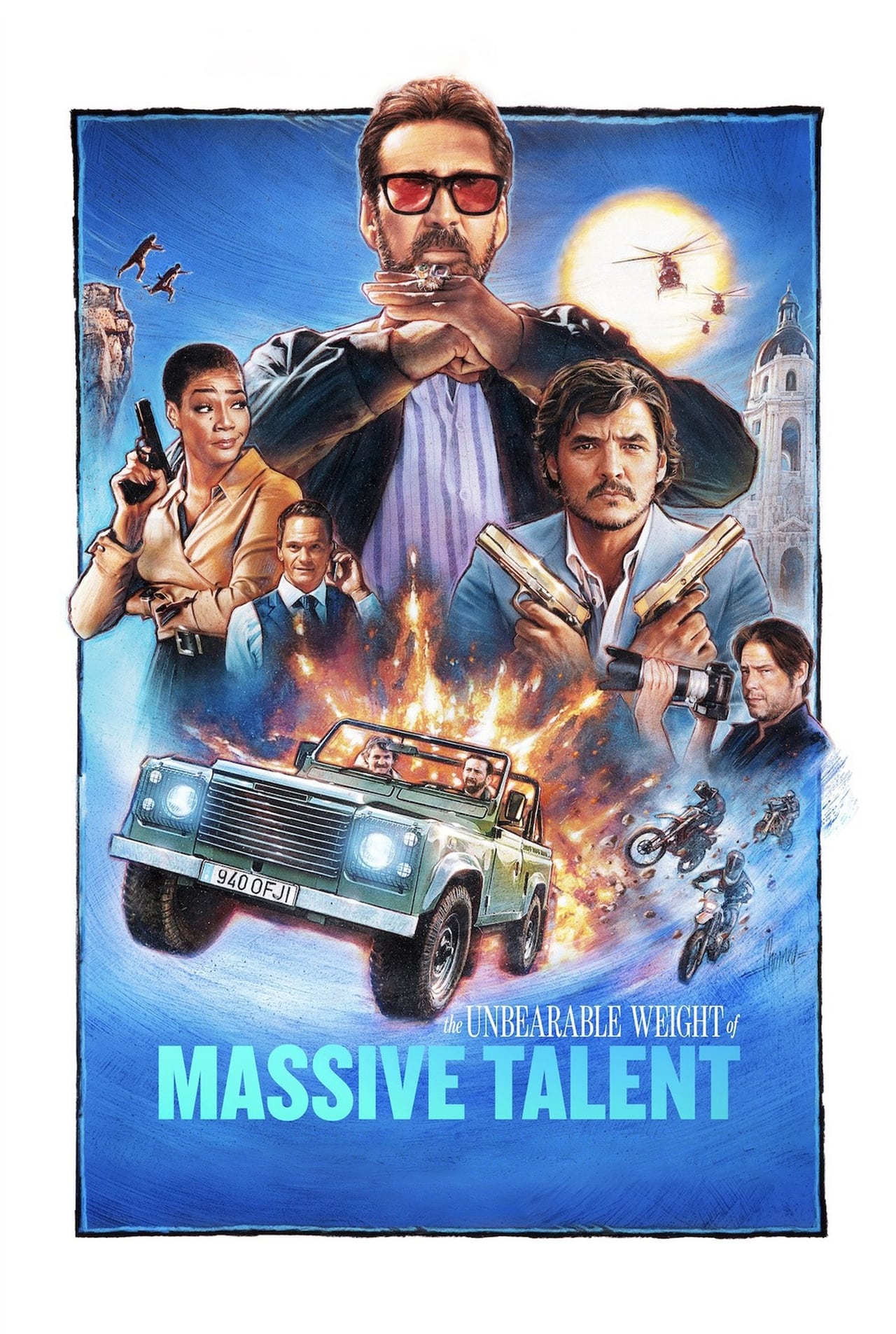 movie poster of The Unbearable Weight of Massive Talent