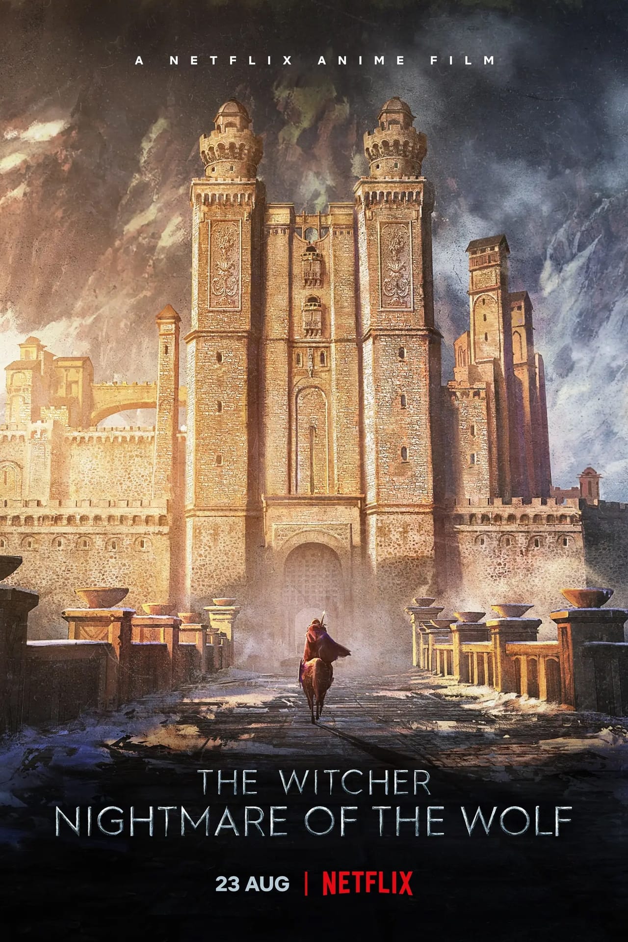 Escaping from poverty to become a witcher, Vesemir slays monsters for coin and glory, but when a new menace rises, he must face the demons of his past.