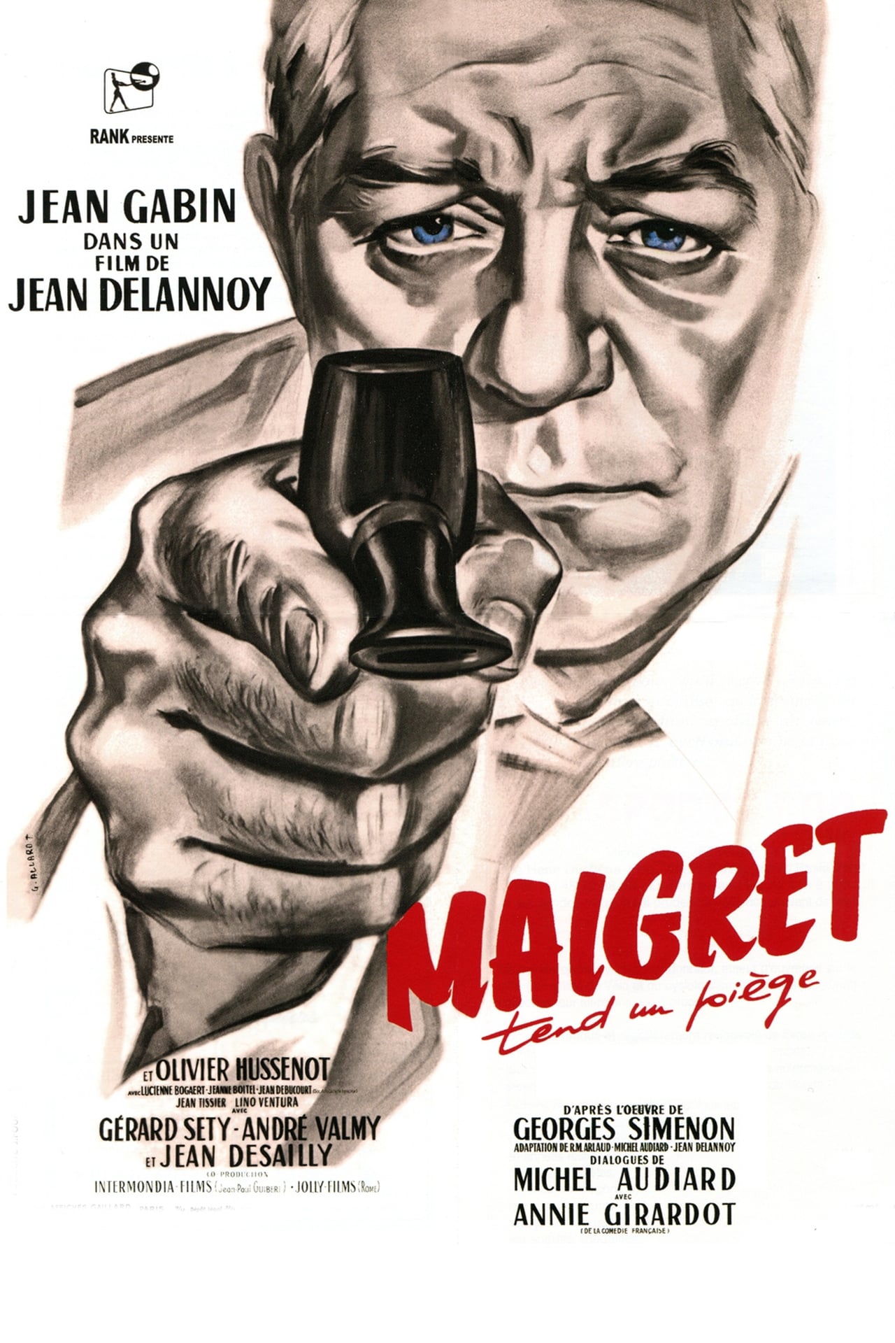 EN - Maigret, Inspector Maigret Sets a Trap (1958) - JEAN GABIN