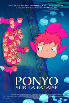 Ponyo sur la falaise poster