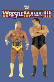 WWE WrestleMania III-poster