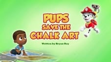 Pups Saves the Chalk Art