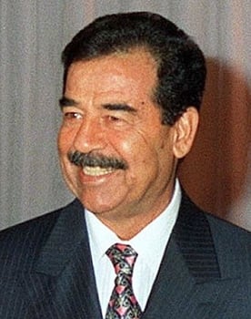 Bild på Saddam Hussein
