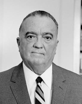 Bild på J. Edgar Hoover