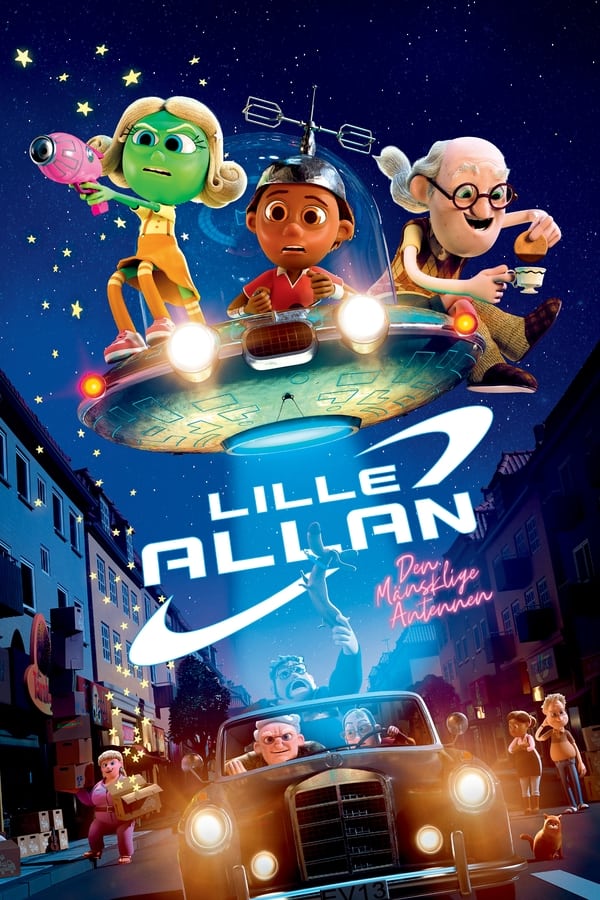 Affisch för Lille Allan - Den Mänsklige Antennen