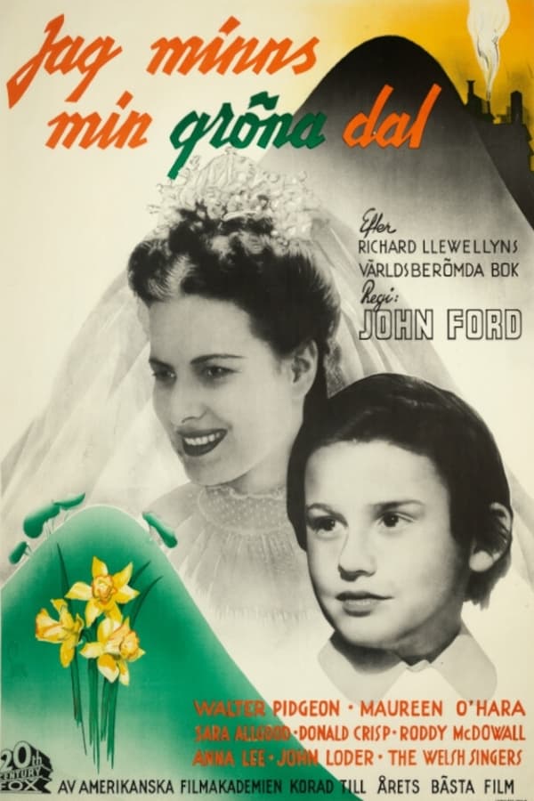 Affisch för Jag Minns Min Gröna Dal