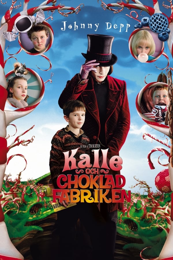 Affisch för Kalle Och Chokladfabriken
