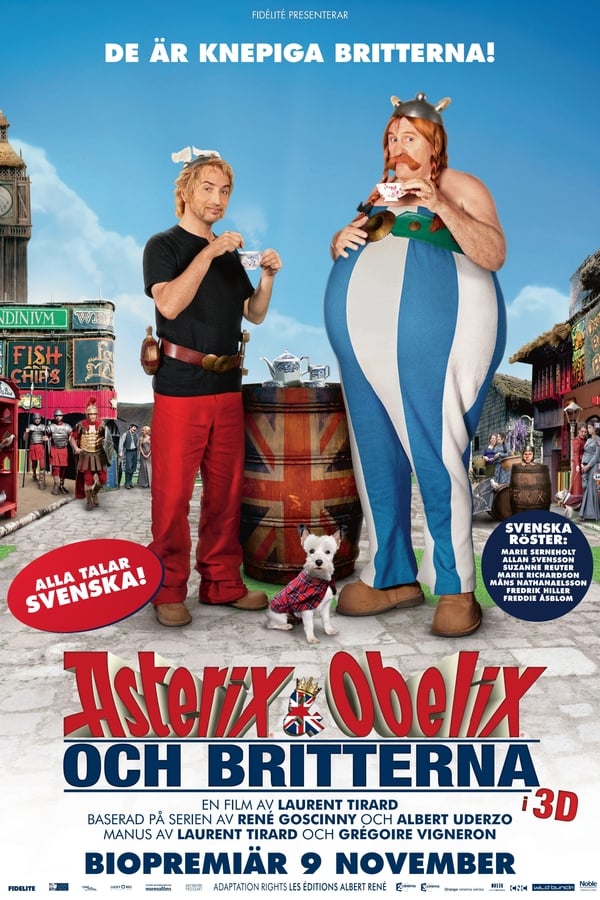 Affisch för Asterix & Obélix Och Britterna