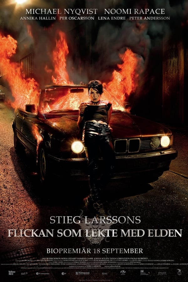 Affisch för Flickan Som Lekte Med Elden