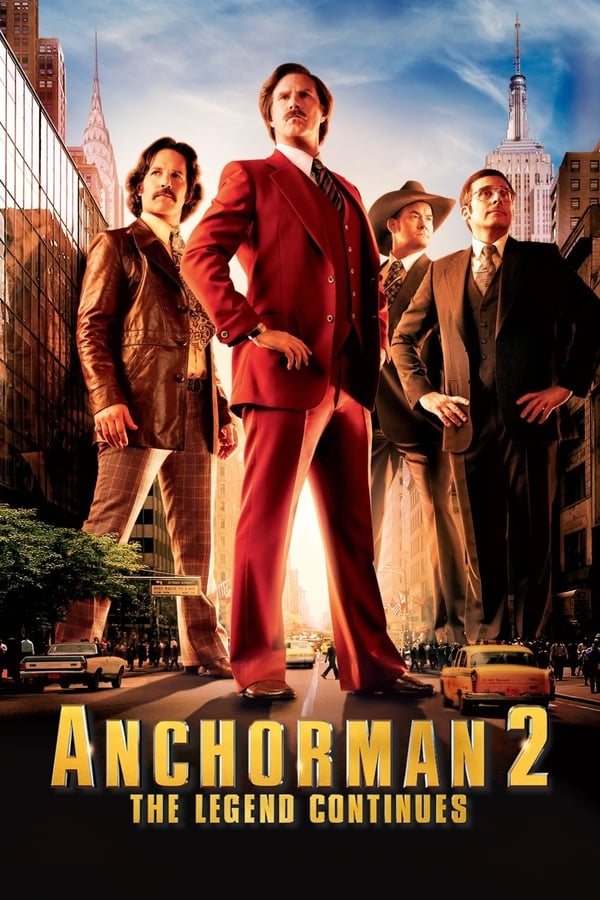 Affisch för Anchorman 2: The Legend Continues
