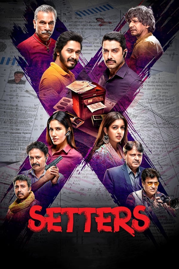 A thriller set in Benares, Jaipur, Mumbai and Delhi, Setters is about a racket profiteering from academic scams. The film follows a cat-and-mouse game between two good friends: one a cop, and the other a 