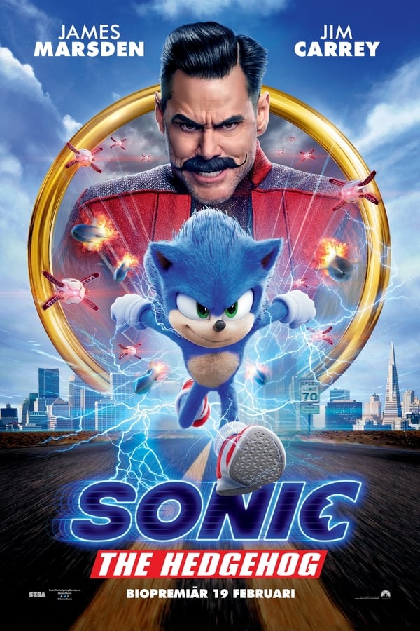 Affisch för Sonic The Hedgehog