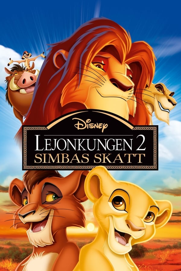 Affisch för Lejonkungen 2: Simbas Skatt