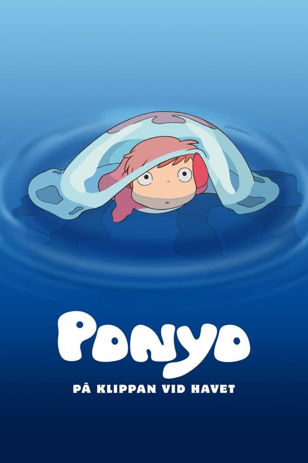 Affisch för Ponyo På Klippan Vid Havet