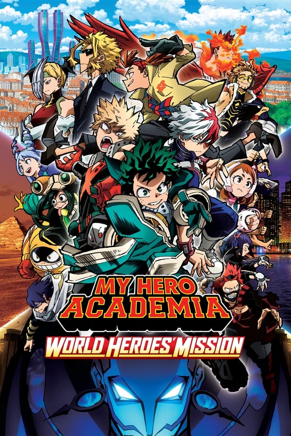 Affisch för My Hero Academia: World Heroes Mission