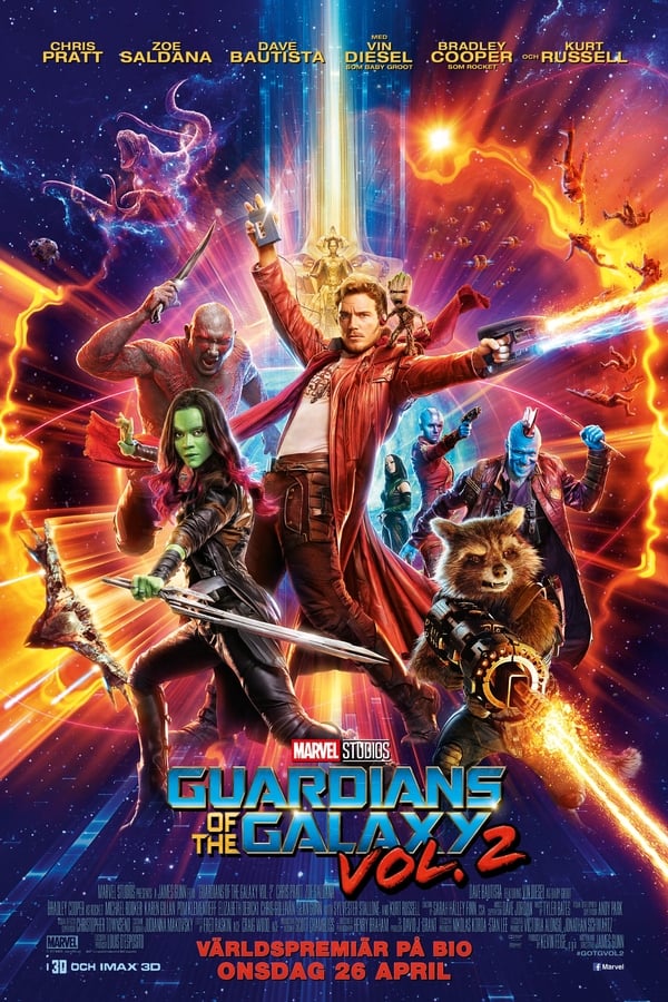 Affisch för Guardians Of The Galaxy Vol. 2
