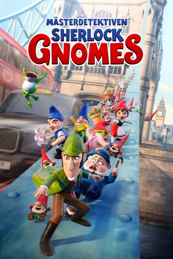 Affisch för Mästerdetektiven Sherlock Gnomes