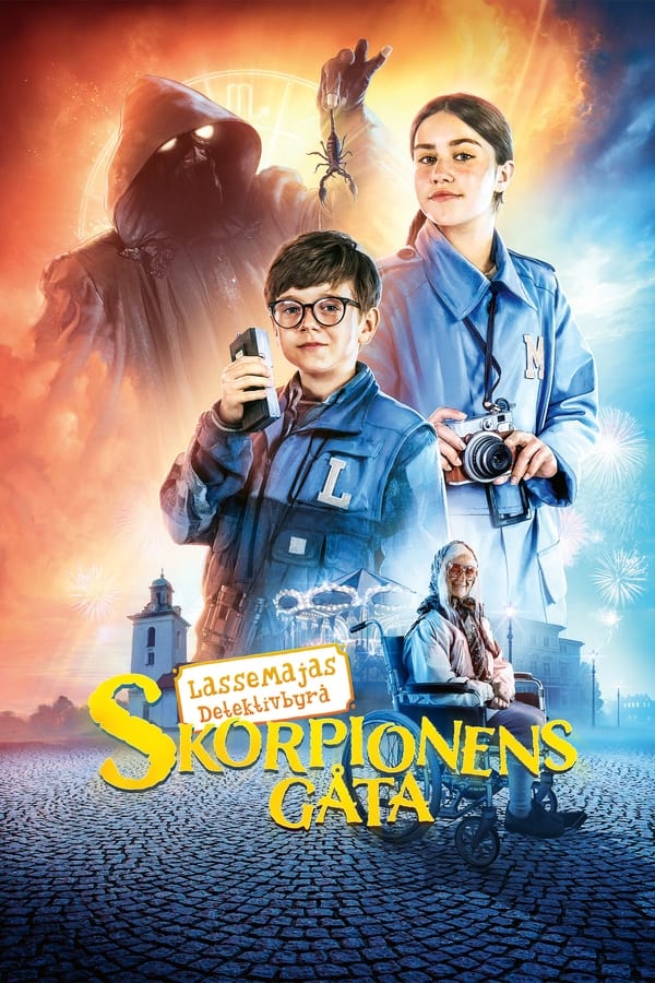Affisch för LasseMajas Detektivbyrå - Skorpionens Gåta