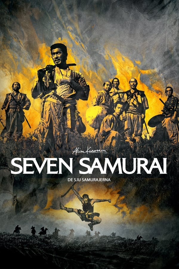 Affisch för De Sju Samurajerna