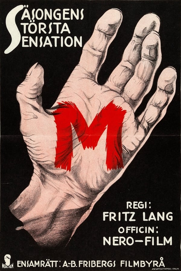 Affisch för M