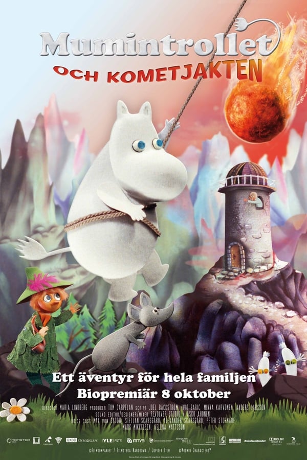 Affisch för Mumintrollet Och Kometjakten