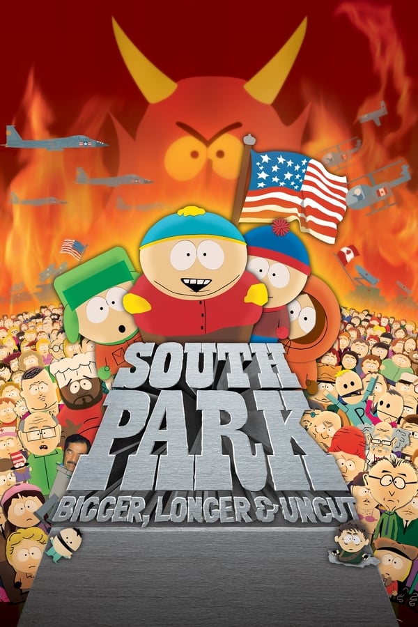 Affisch för South Park: Bigger, Longer & Uncut