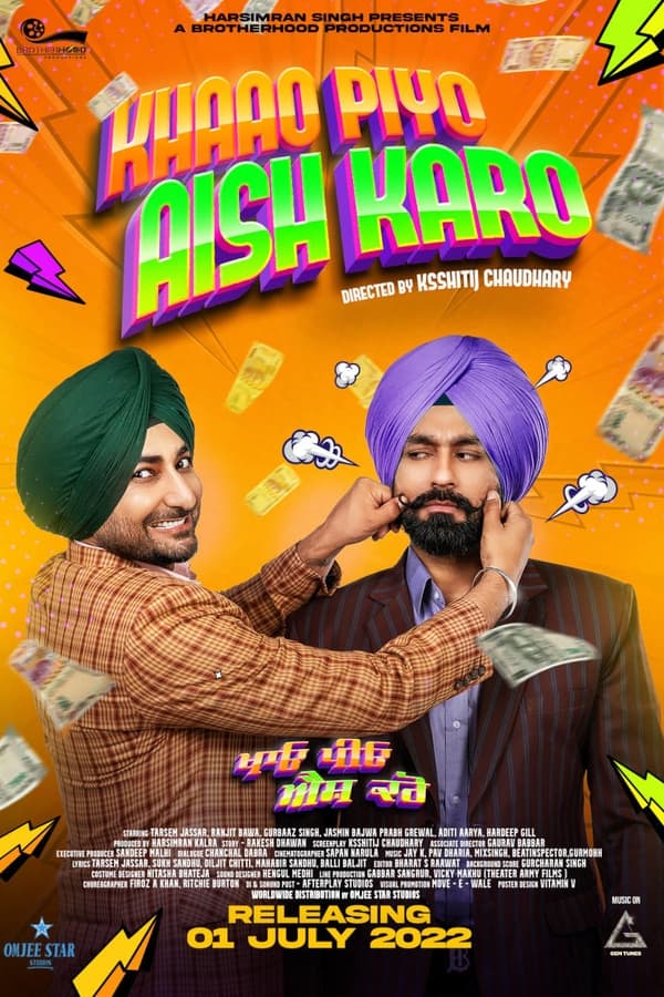 Khaao Piyo Aish Karo (2022) New Punjabi Full Movie HDRip 1080p, 720p & 480p Download