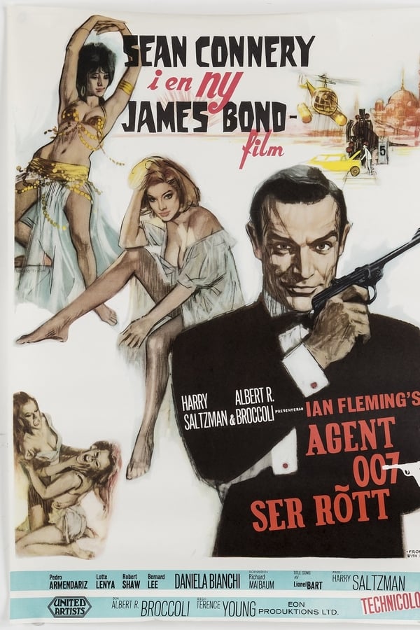 Affisch för Agent 007 Ser Rött